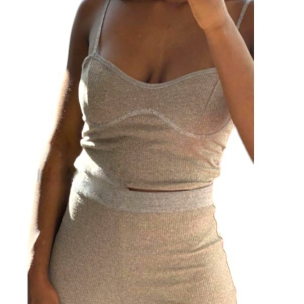 Zara Tank Brown Tan Light and Comfy Size L